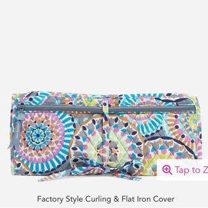 Vera Bradley Curling & Flat Iron Cover in
Cotton - Sunny Medallion